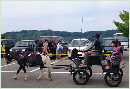 ポニー馬車 イベント出張